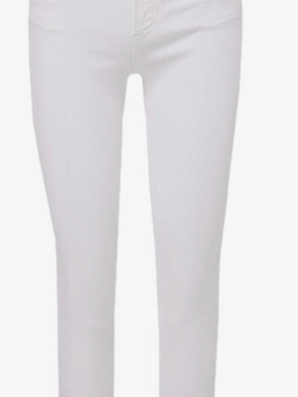 Veronica Beard White Carly Kick Flare  Jeans